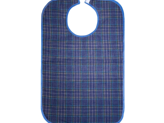 Adult Bib Clothes Protector - Blue