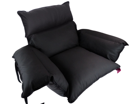 Padded Wheelchair Cushion with Back and Arm Padding