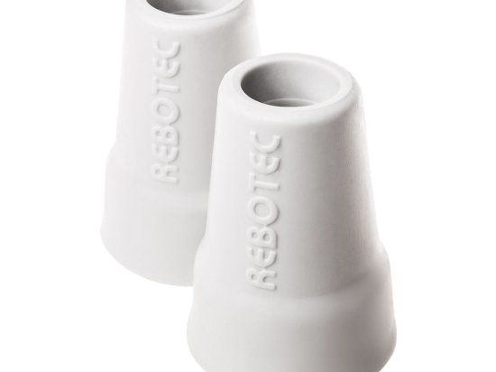 Rebotec 19mm, Ferrules Crutch Tips - Grey