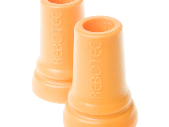 Rebotec 17mm Ferrules - Tips for Crutches - Yellow