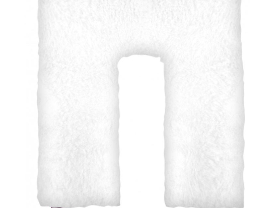 Ubio Square Horseshoe Cushion - White