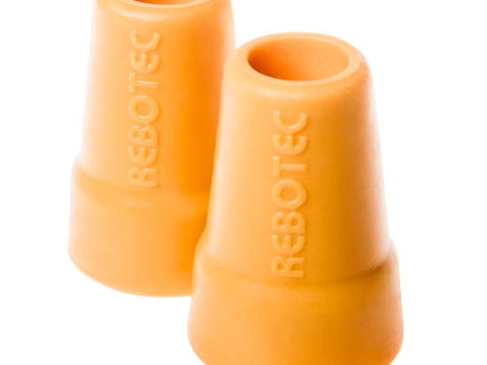Rebotec 19mm, Ferrules Crutch Tips - Yellow