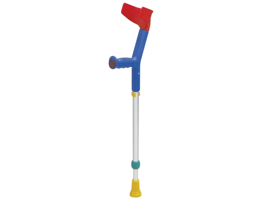 Rebotec Fun-Kids - Open Cuff Crutches for Children - Blue