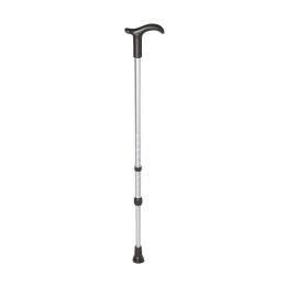 Rebotec Simplex – Walking Stick with Derby Handle - Silver
